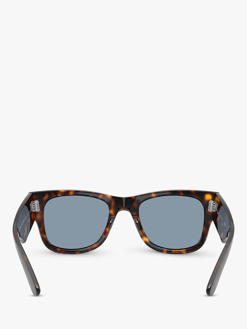 Ray-Ban Mega Wayfarer Havana blue sunglasses 51mm, UK version