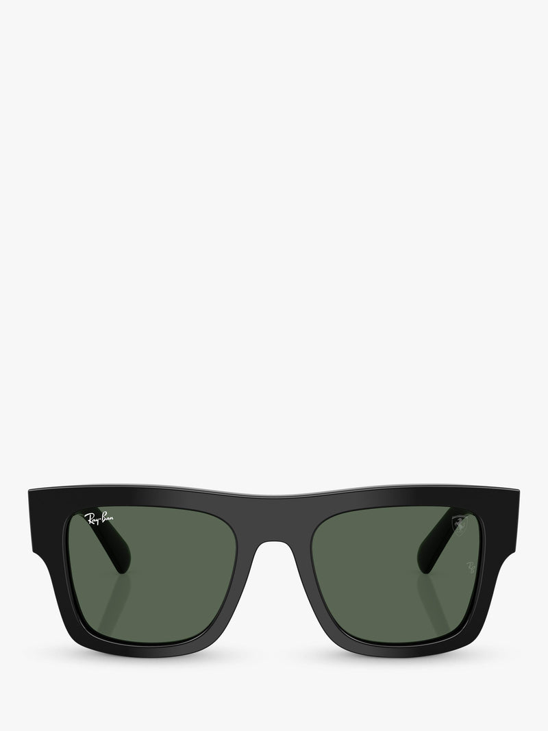 Ray-Ban square sunglasses black frame, UK version