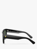 Ray-Ban square sunglasses black frame, UK version