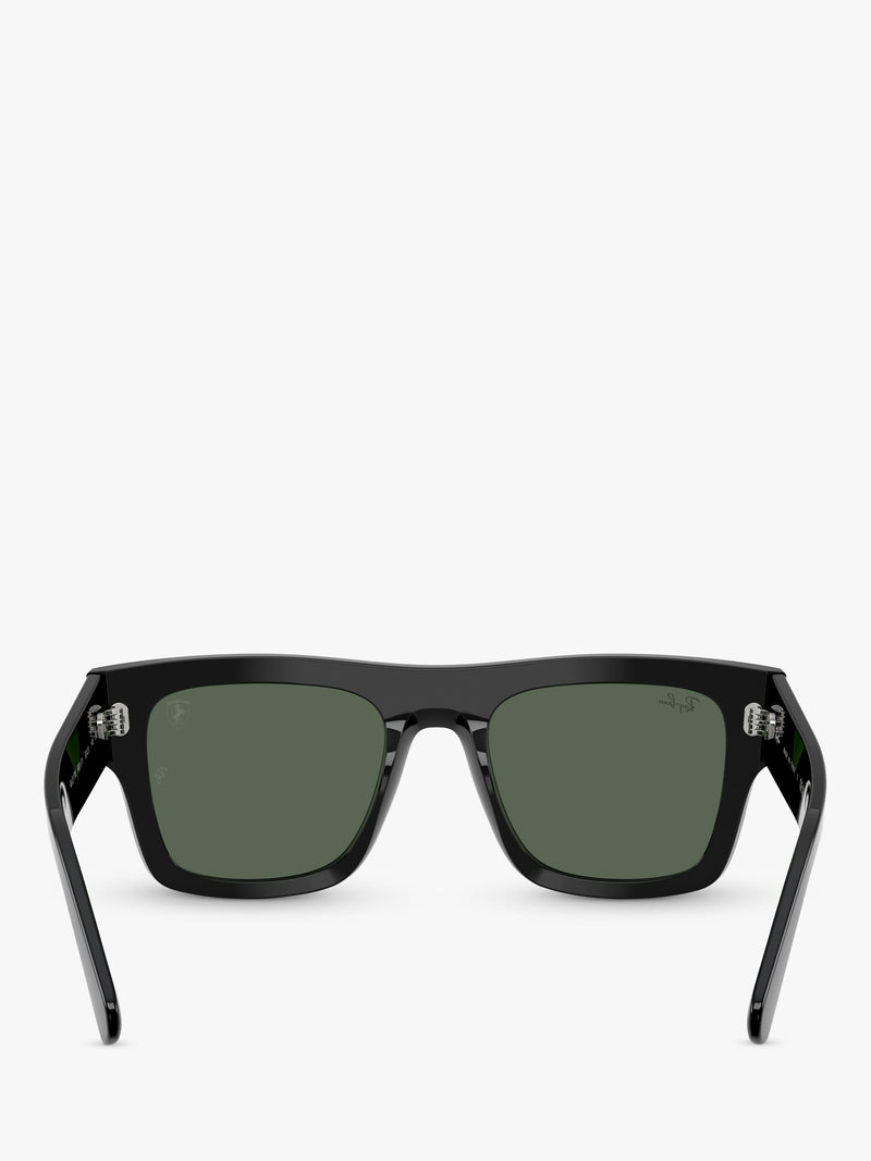Ray-Ban square sunglasses black frame, UK version