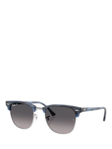 John Lewis Ray-Ban RB3016 Square Sunglasses, Blue/Grey- Buy online at McGrocer