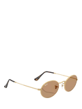 Ray-Ban oval sunglasses gold and brown, UK version