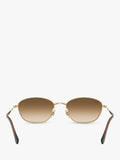 Ray-Ban RB3749 irregular sunglasses gold/brown 58mm, imported from the UK