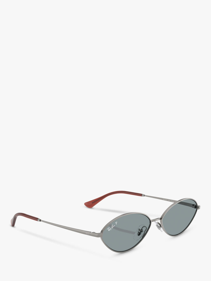 Ray-Ban oval polarised sunglasses 59mm, UK version