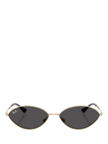 Ray-Ban oval sunglasses Gold/Black, imported from the UK