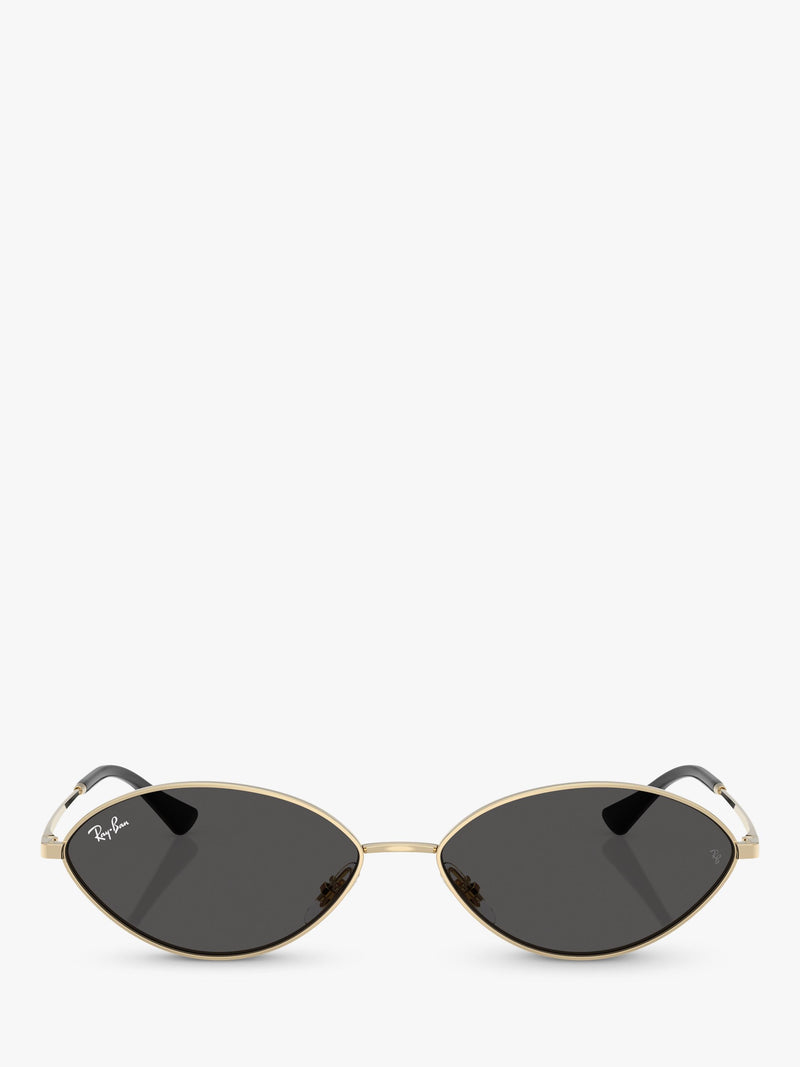 Ray-Ban oval sunglasses Gold/Black, imported from the UK