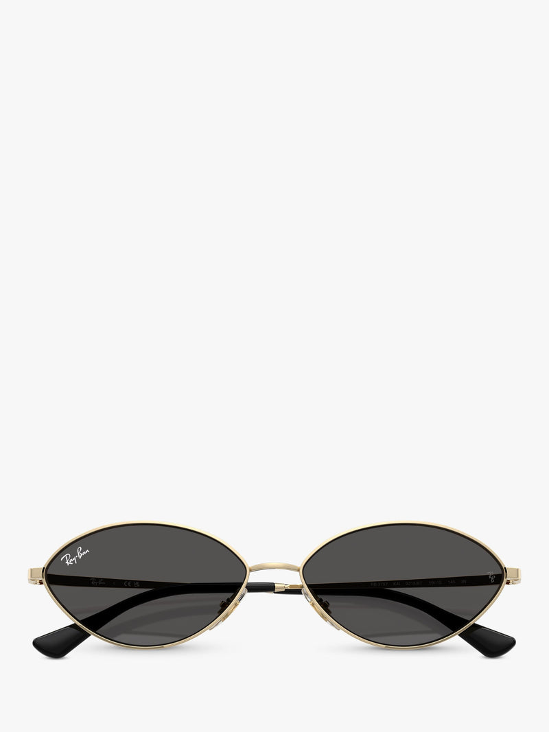 Ray-Ban oval sunglasses Gold/Black, imported from the UK