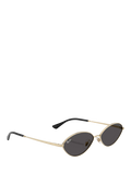 Ray-Ban oval sunglasses Gold/Black, imported from the UK