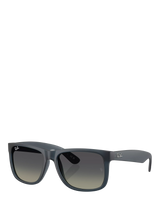 John Lewis Ray-Ban RB4165 Square Sunglasses Blue/Grey- Buy online at McGrocer