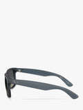 Ray-Ban RB4165 square sunglasses blue grey plastic frame - British product