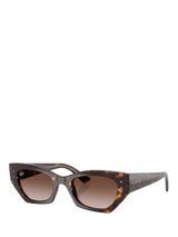 John Lewis Ray-Ban RB44301 Angular Sunglasses Havana/Brown 49mm- Buy online at McGrocer