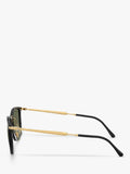 Ray-Ban RB4451 polarised irregular sunglasses black frame green lens (British brand)
