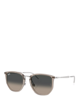 John Lewis Ray-Ban RB4451 Angular Sunglasses Grey- Buy online at McGrocer