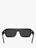 Ray-Ban RB4454 rectangular sunglasses black polarised glass - British product