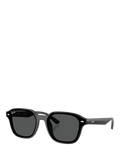 Ray-Ban RB4458 square sunglasses black plastic frame (British brand)