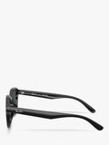 Ray-Ban RB4458 square sunglasses black plastic frame (British brand)