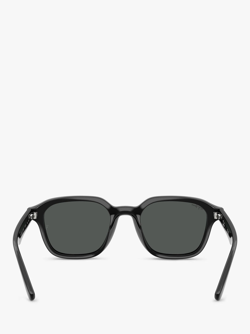 Ray-Ban RB4458 square sunglasses black plastic frame (British brand)