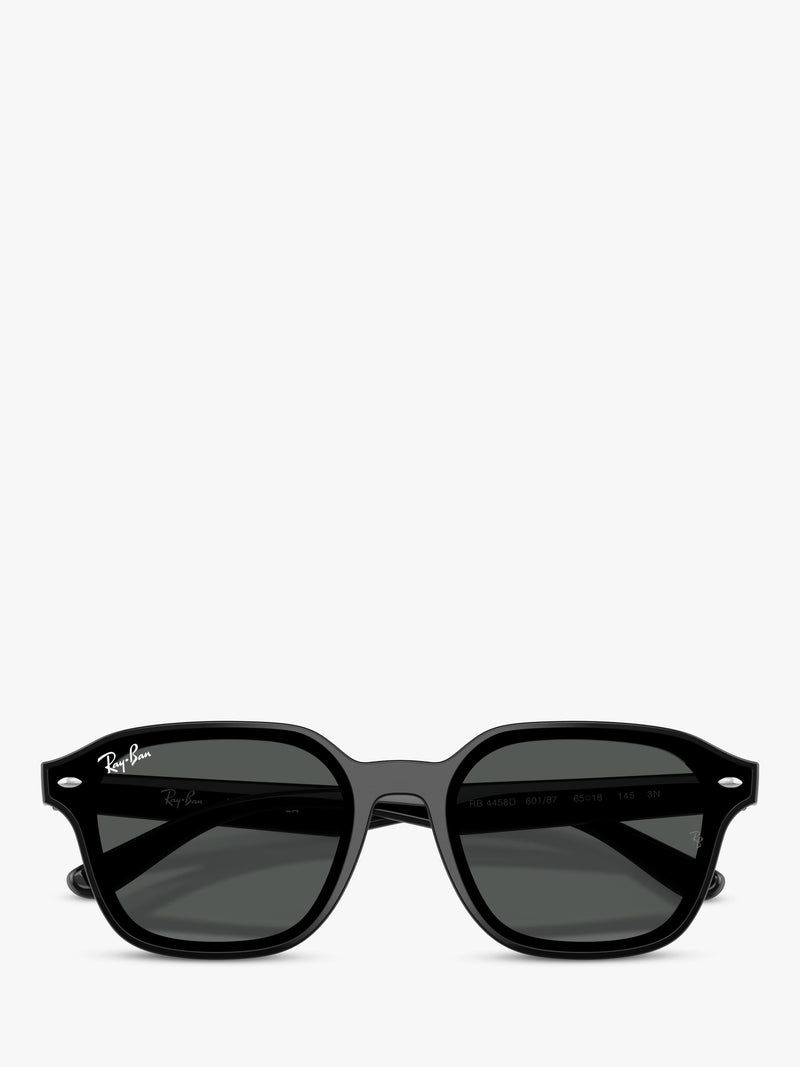 Ray-Ban RB4458 square sunglasses black plastic frame (British brand)