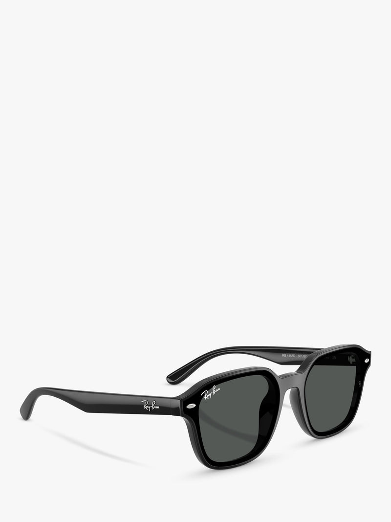 Ray-Ban RB4458 square sunglasses black plastic frame (British brand)