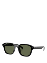 John Lewis Ray-Ban RB4458 Square Sunglasses, Black- Buy online at McGrocer