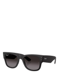 Ray-Ban RB4840S square polarised sunglasses black gradient (British brand)