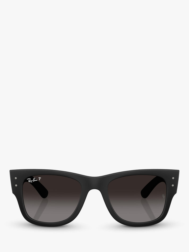 Ray-Ban RB4840S square polarised sunglasses black gradient (British brand)