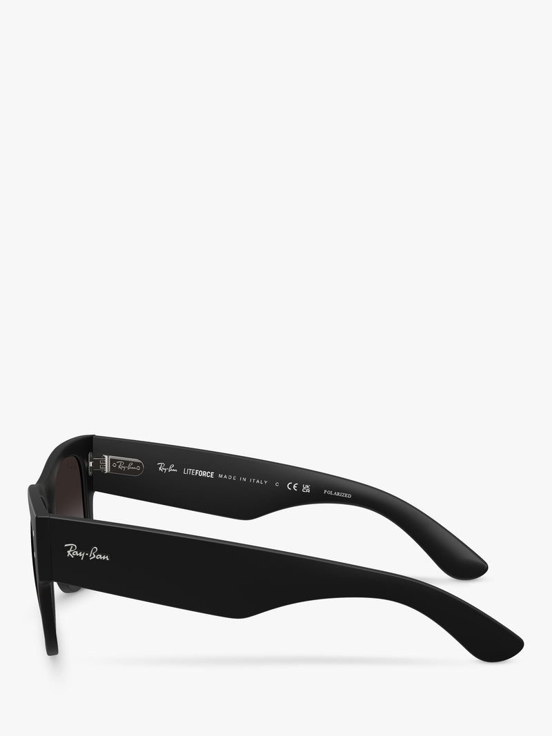Ray-Ban RB4840S square polarised sunglasses black gradient (British brand)