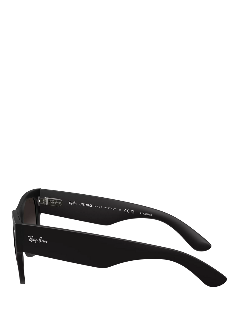 Ray-Ban RB4840S square polarised sunglasses black gradient (British brand)