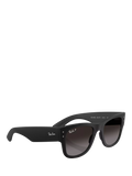 Ray-Ban RB4840S square polarised sunglasses black gradient (British brand)