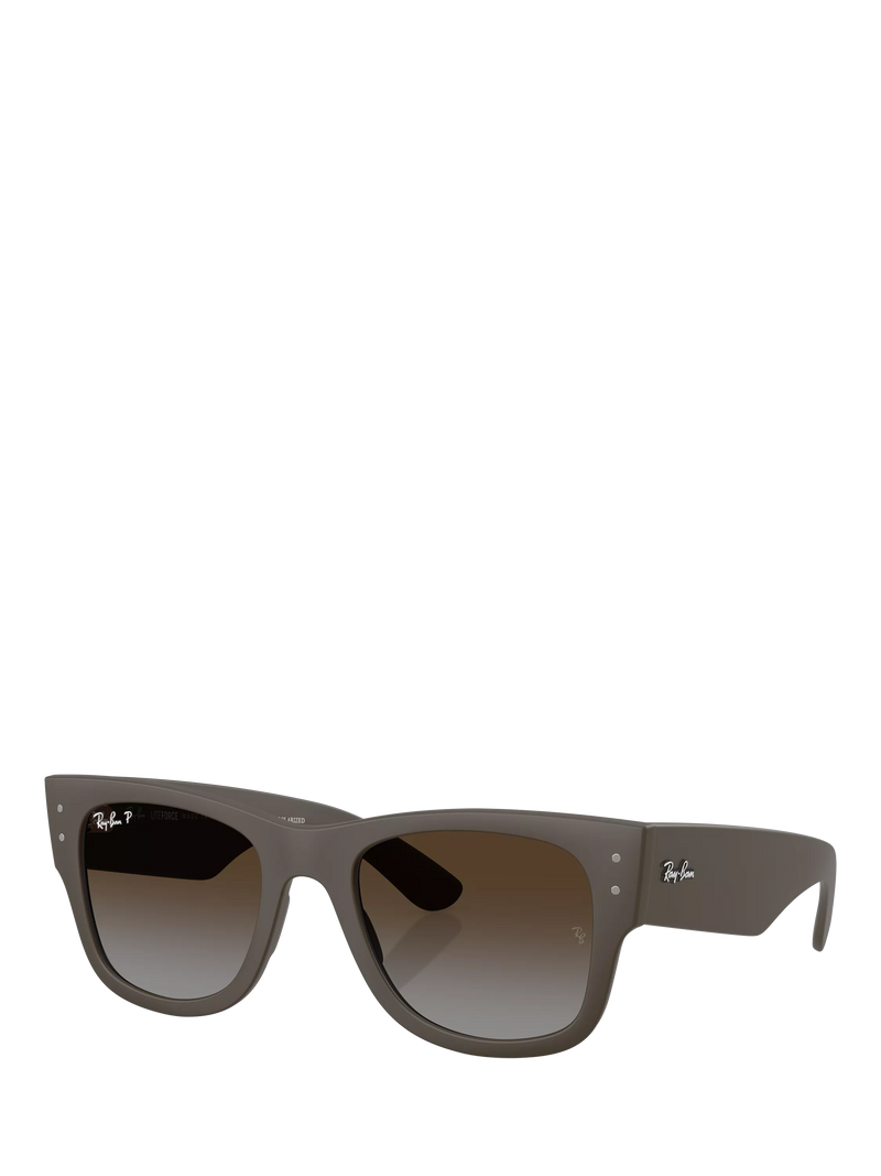 Ray-Ban square sunglasses in brown, UK version