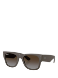 Ray-Ban square sunglasses in brown, UK version