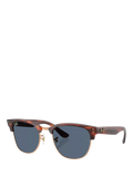 Ray-Ban square sunglasses in gold and brown - British product