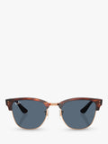 Ray-Ban square sunglasses in gold and brown - British product