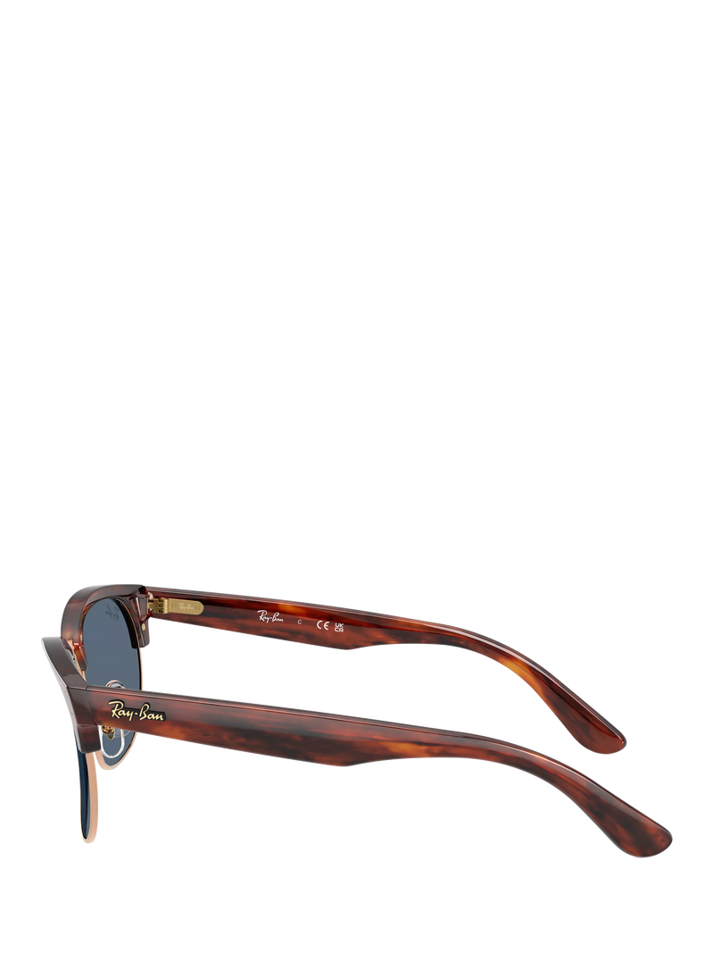 Ray-Ban square sunglasses in gold and brown - British product