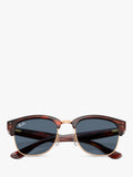 Ray-Ban square sunglasses in gold and brown - British product