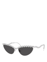 John Lewis Swarovski SK7030 Women's Cat Eye Sunglasses- Buy online at McGrocer