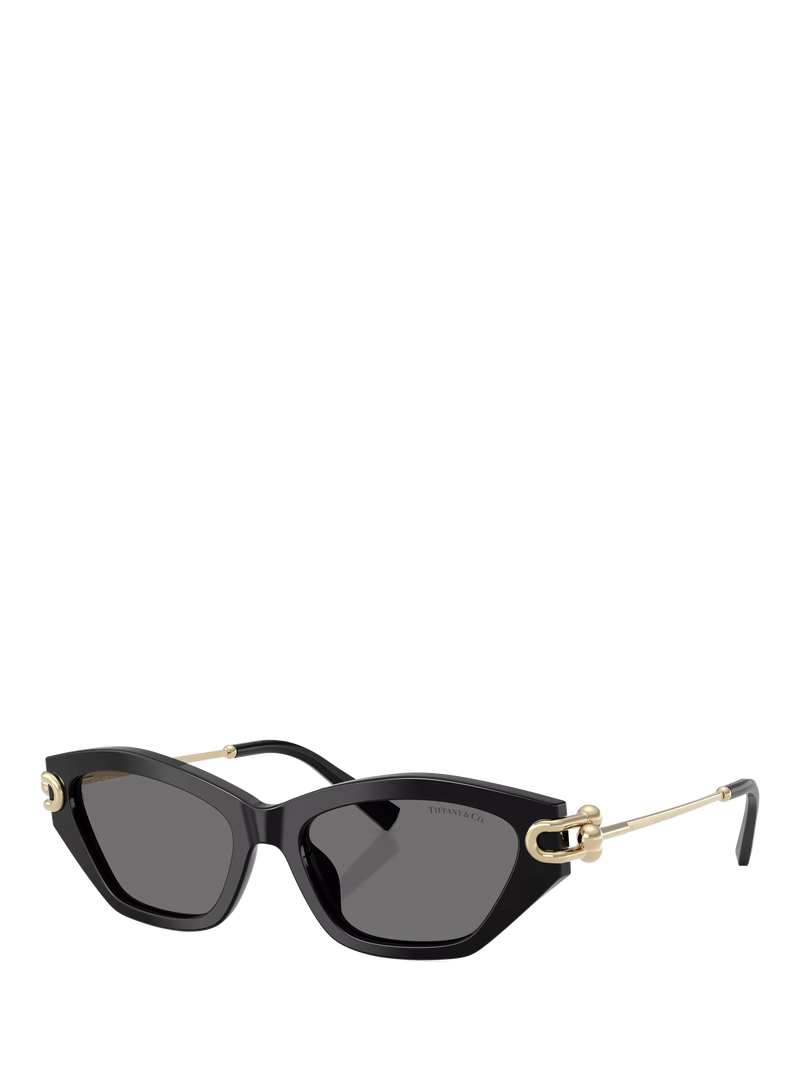 Tiffany & Co women's cat's eye sunglasses black grey - British product