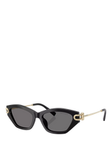 John Lewis Tiffany & Co TF4231U Women's Cat's Eye Sunglasses Black/Grey- Buy online at McGrocer