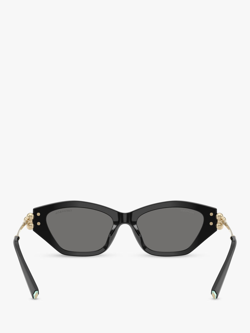 Tiffany & Co women's cat's eye sunglasses black grey - British product