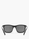 TOM FORD square sunglasses black frame grey lenses, imported from the UK