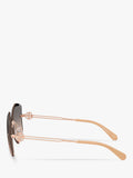 Tory Burch irregular pink sunglasses TY6111, imported from the UK