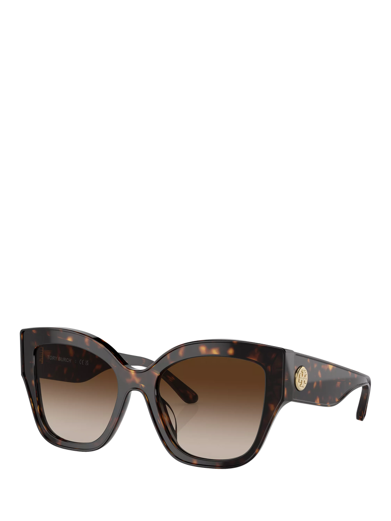Tory Burch women's butterfly sunglasses in Havana (British brand)