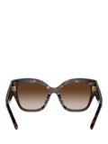 Tory Burch women's butterfly sunglasses in Havana (British brand)