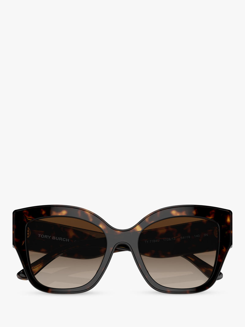 Tory Burch women's butterfly sunglasses in Havana (British brand)