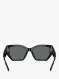 Tory Burch women's irregular polarised sunglasses black, imported from the UK