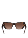Tory Burch polarised cat eye sunglasses in Havana brown (British brand)