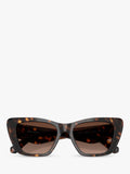 Tory Burch polarised cat eye sunglasses in Havana brown (British brand)