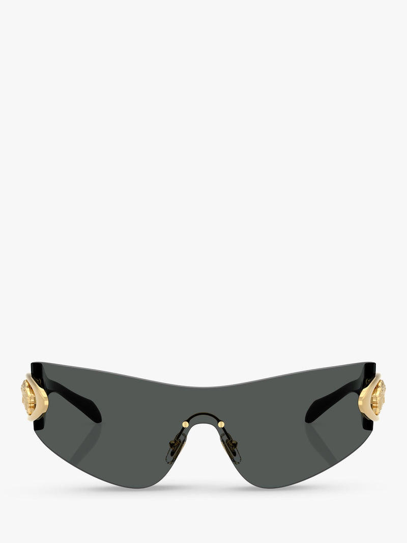 Versace VE2280 irregular sunglasses dark grey, UK version