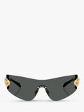 Versace VE2280 irregular sunglasses dark grey, UK version