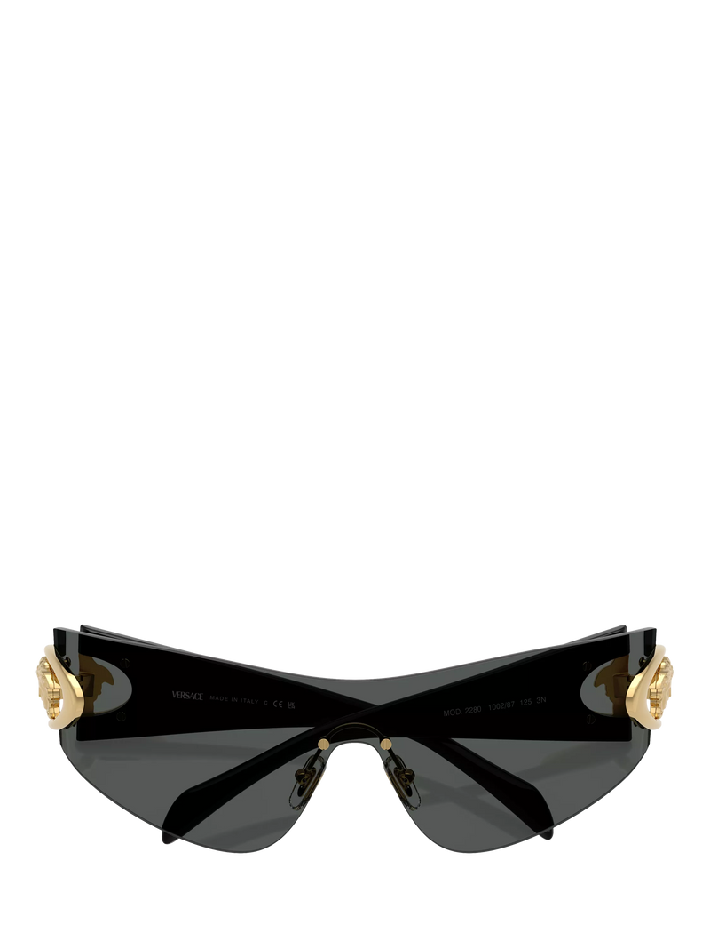 Versace VE2280 irregular sunglasses dark grey, UK version